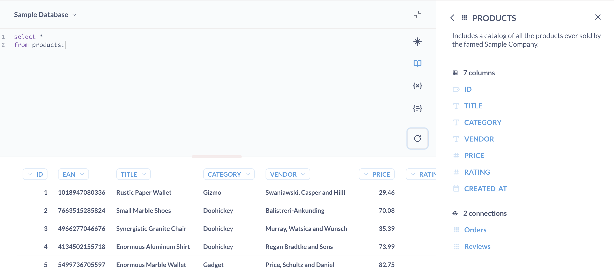Veri referansı kenar çubuğu