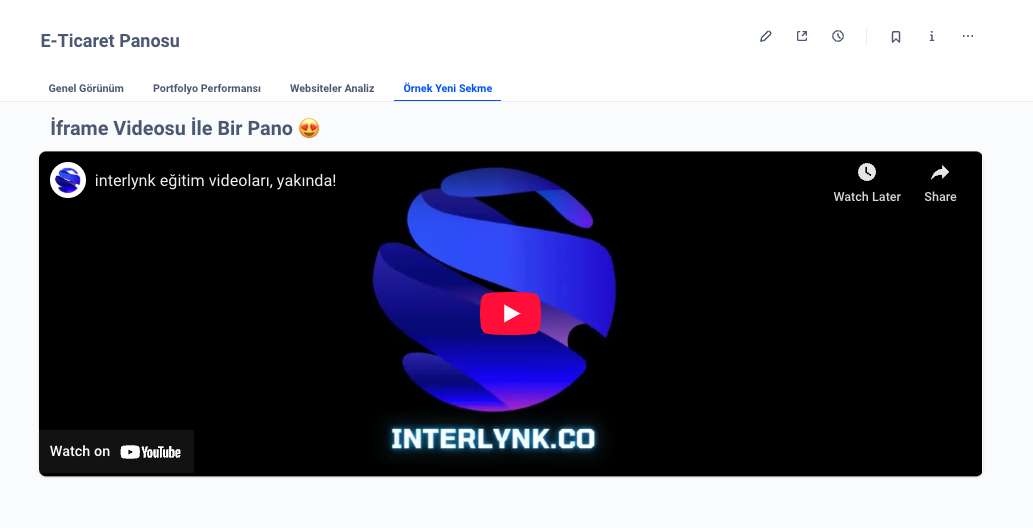 Iframe&#39;li pano