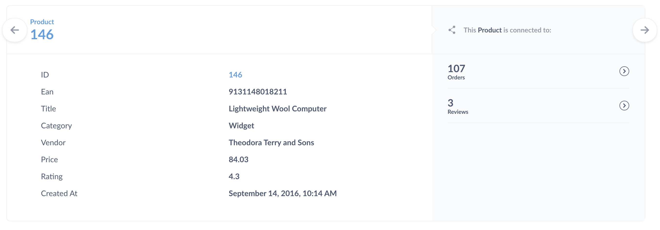 Ayrıntı görünümü