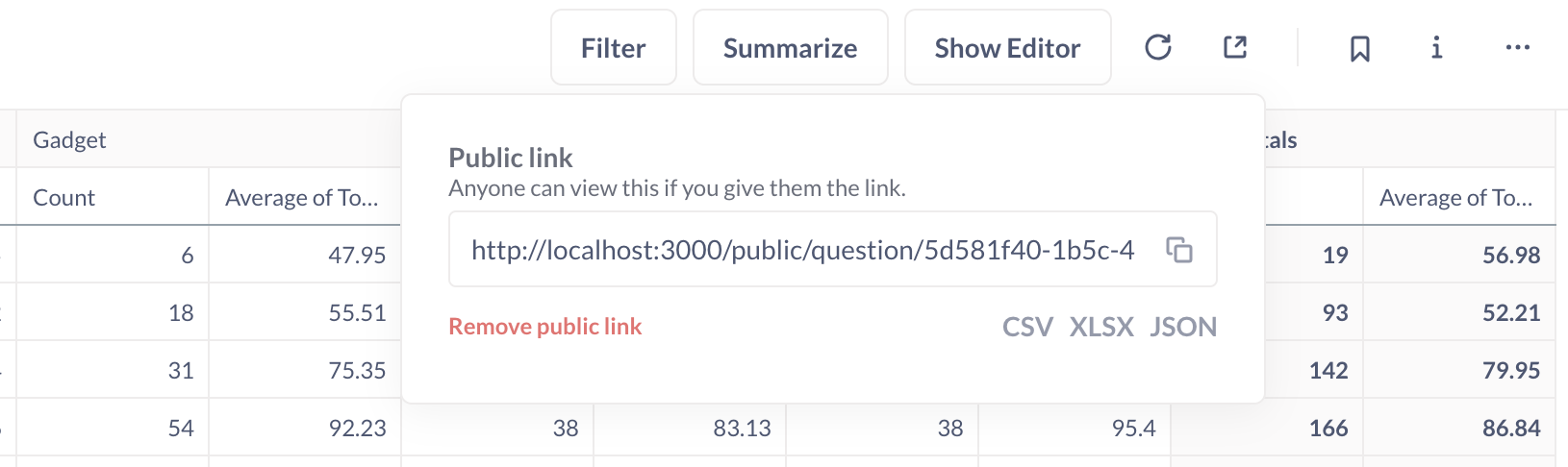 Herkese açık dışa aktarma
