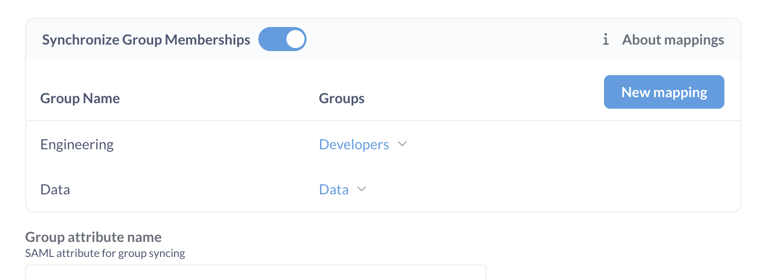 Patrona grup eşlemesi